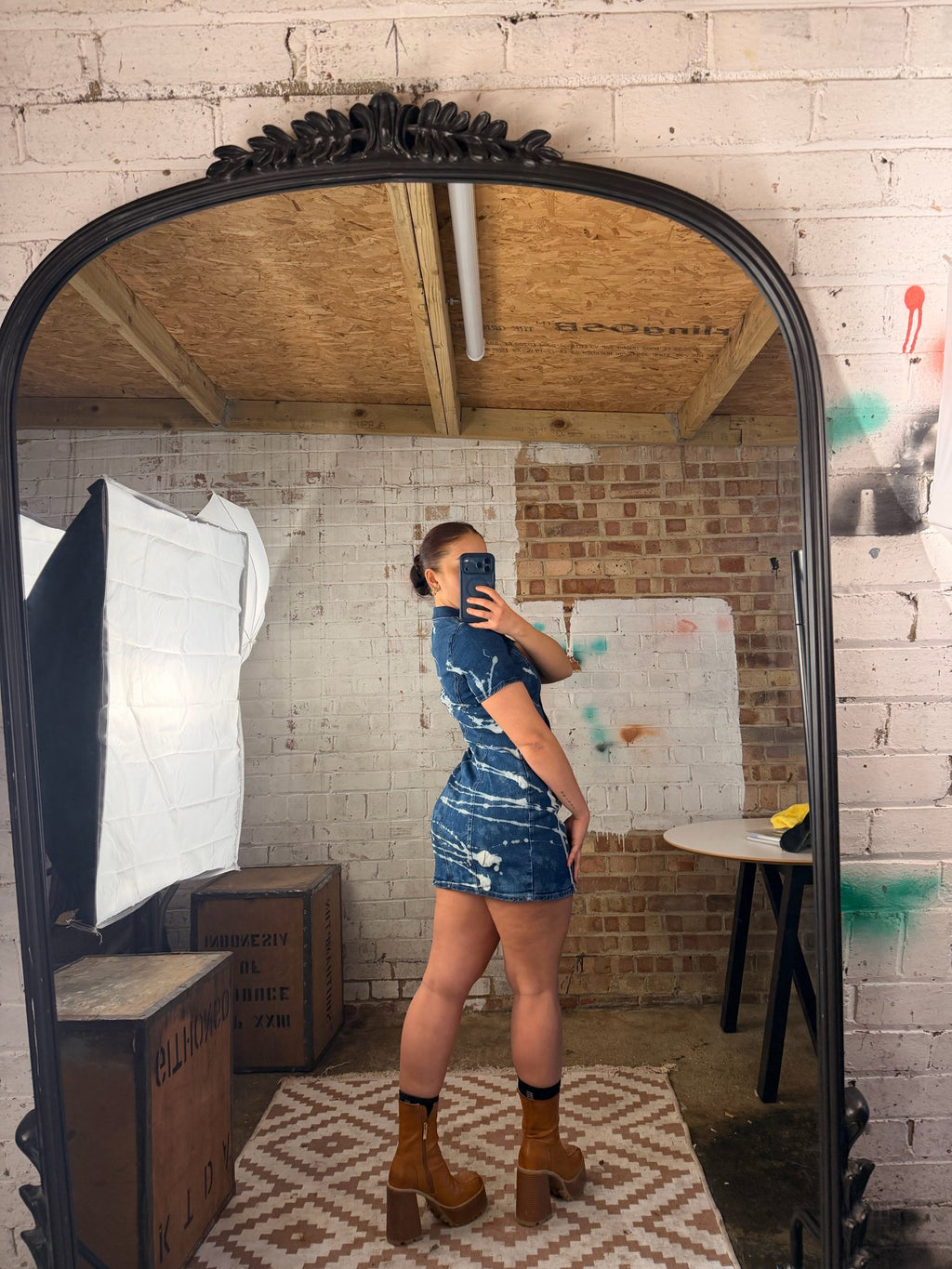 The Denim Mini Dress