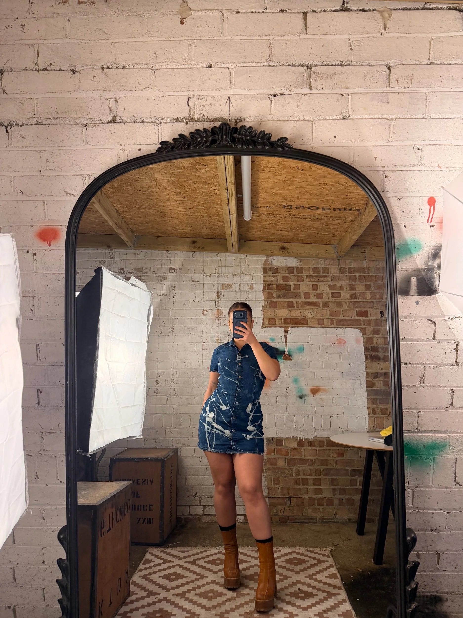 The Denim Mini Dress