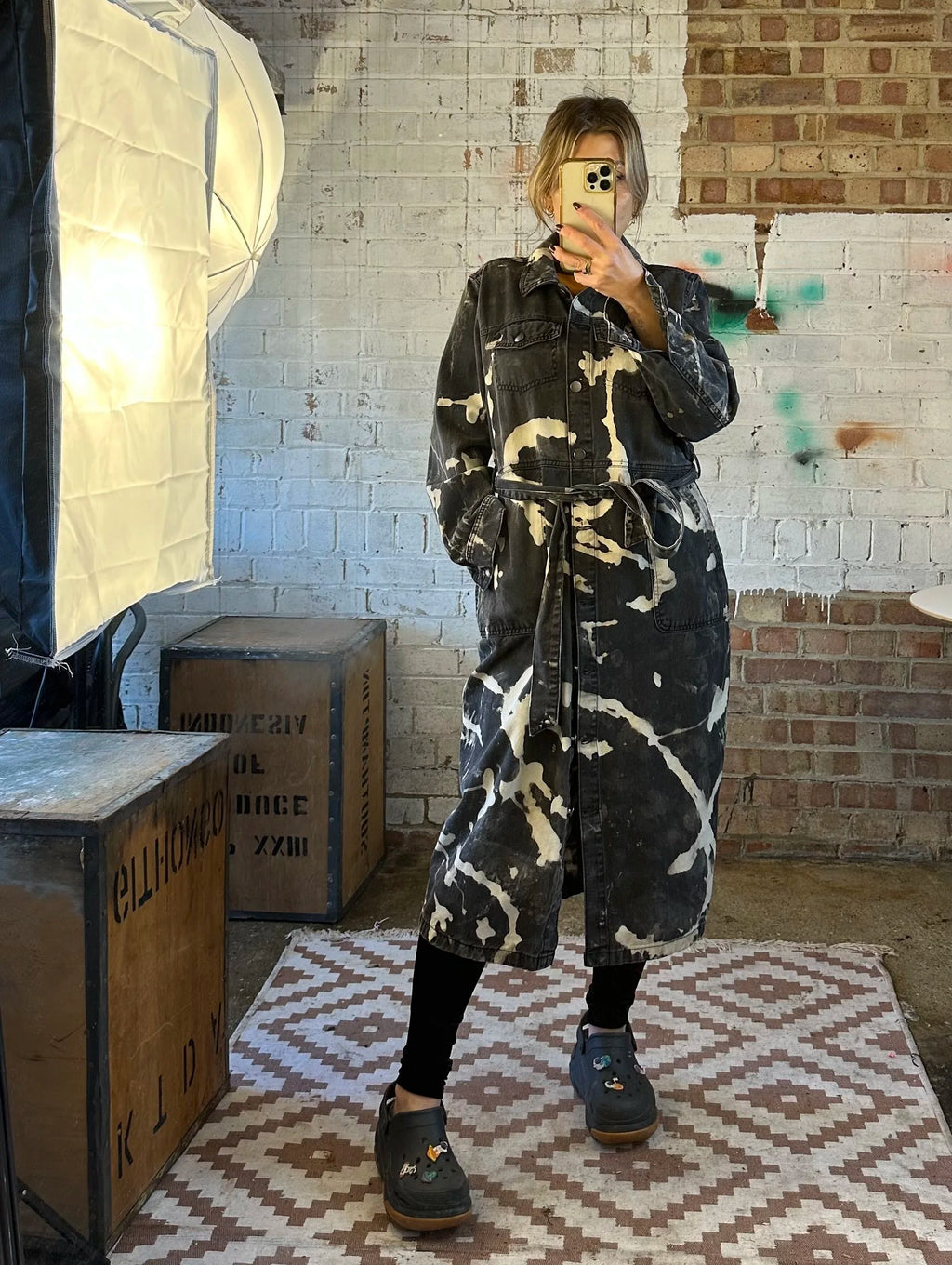The Charcoal Coat Dress