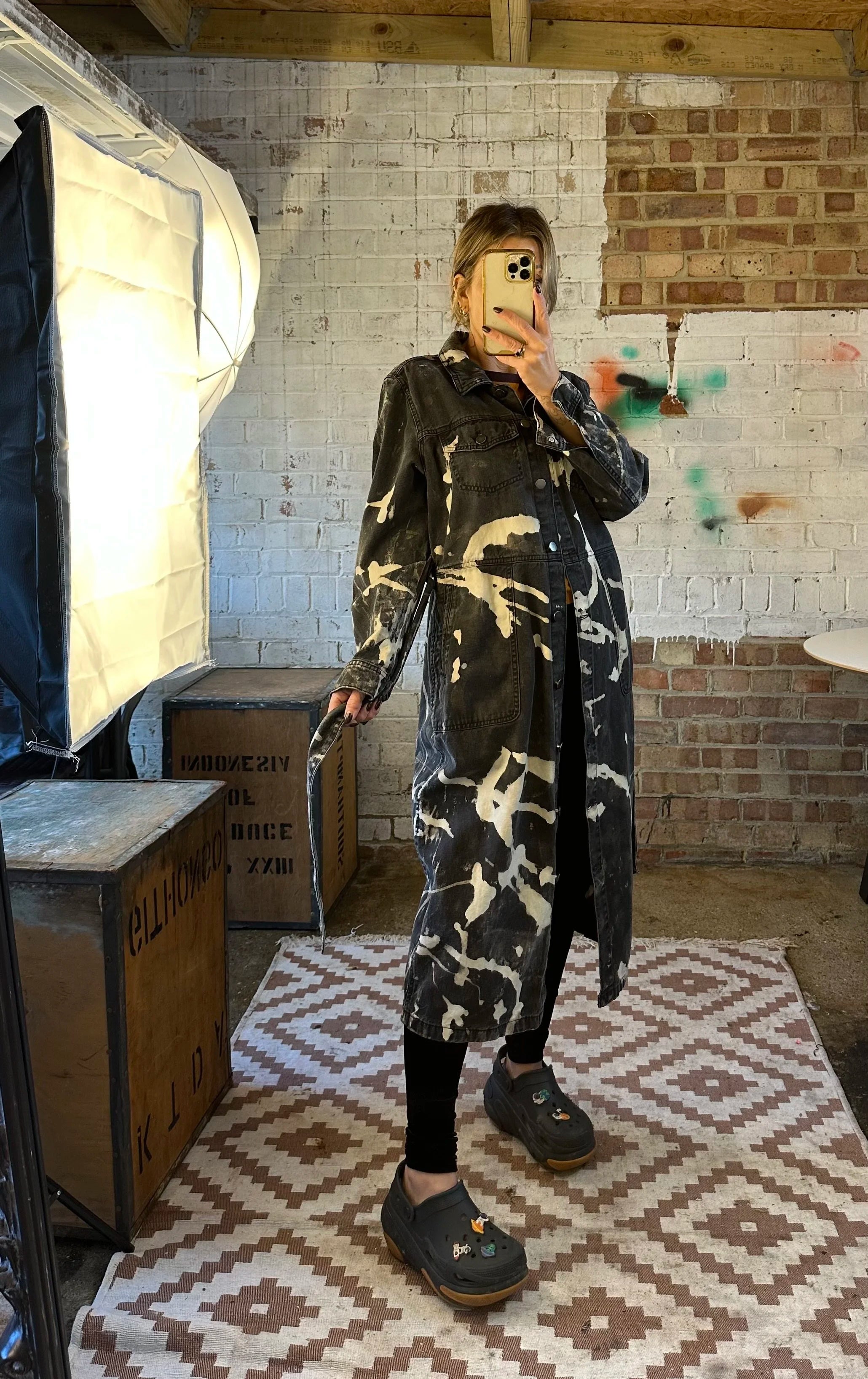 The Charcoal Coat Dress