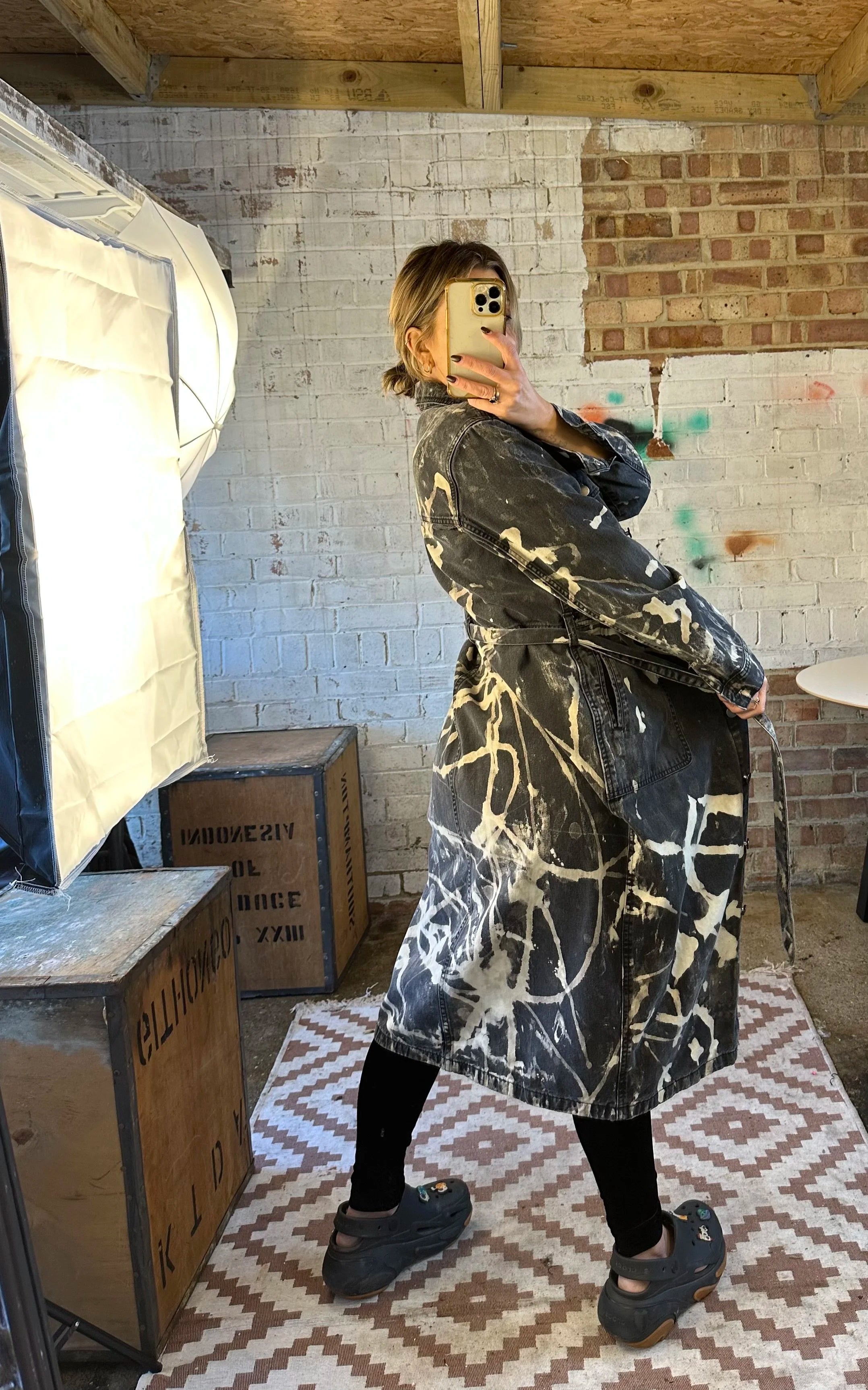 The Charcoal Coat Dress