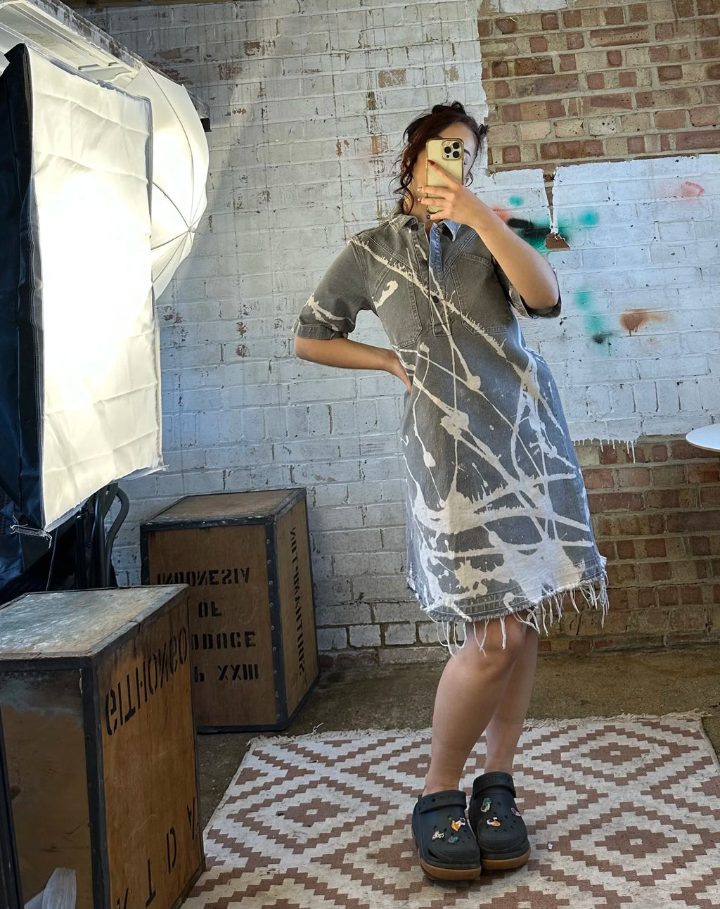 The Slate Shirt Dress