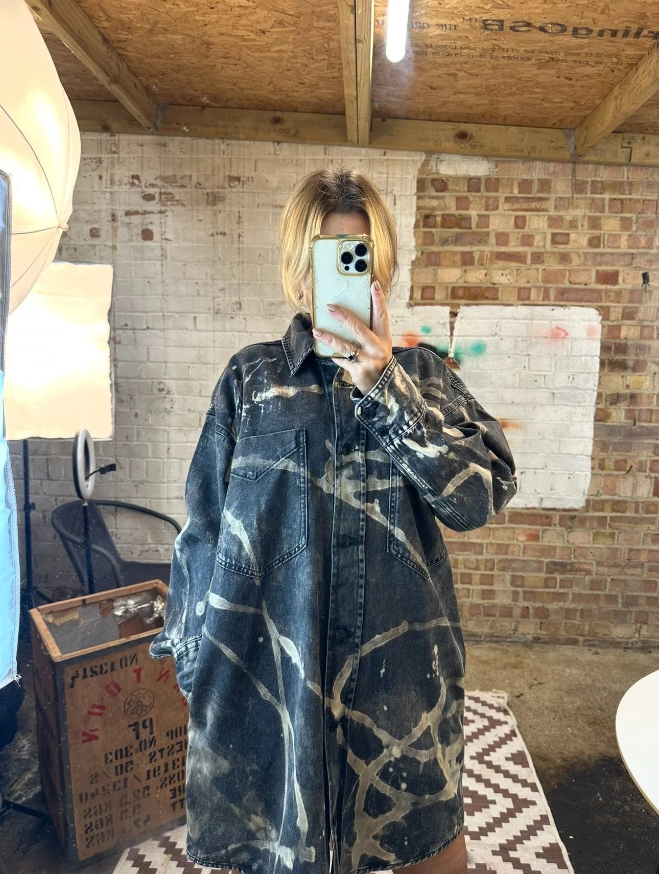 The Gilded Shirt Dress