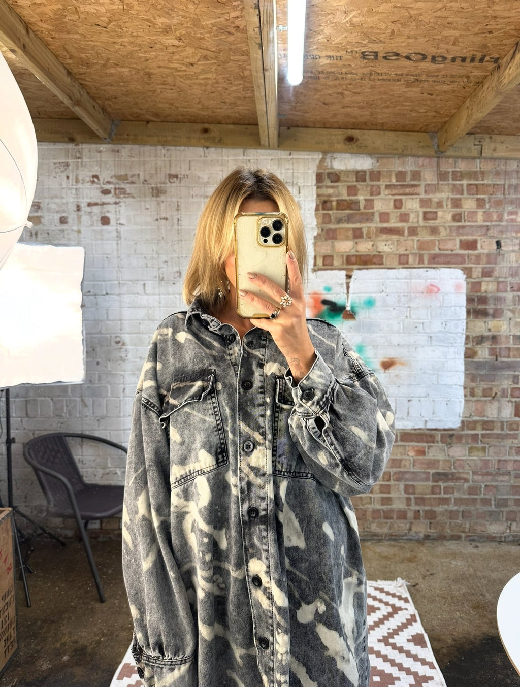 The Washed Shirt Dress