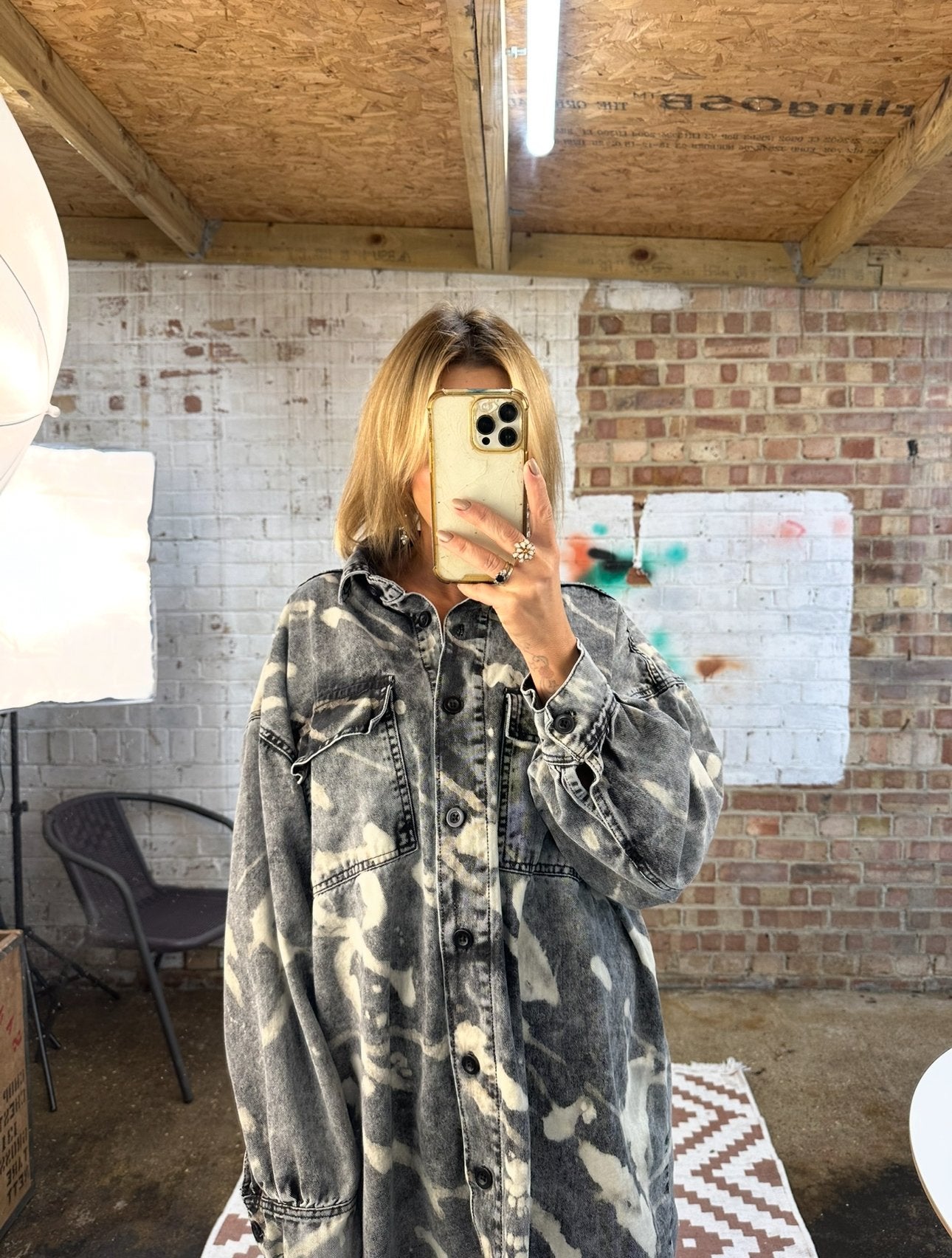 The Washed Shirt Dress