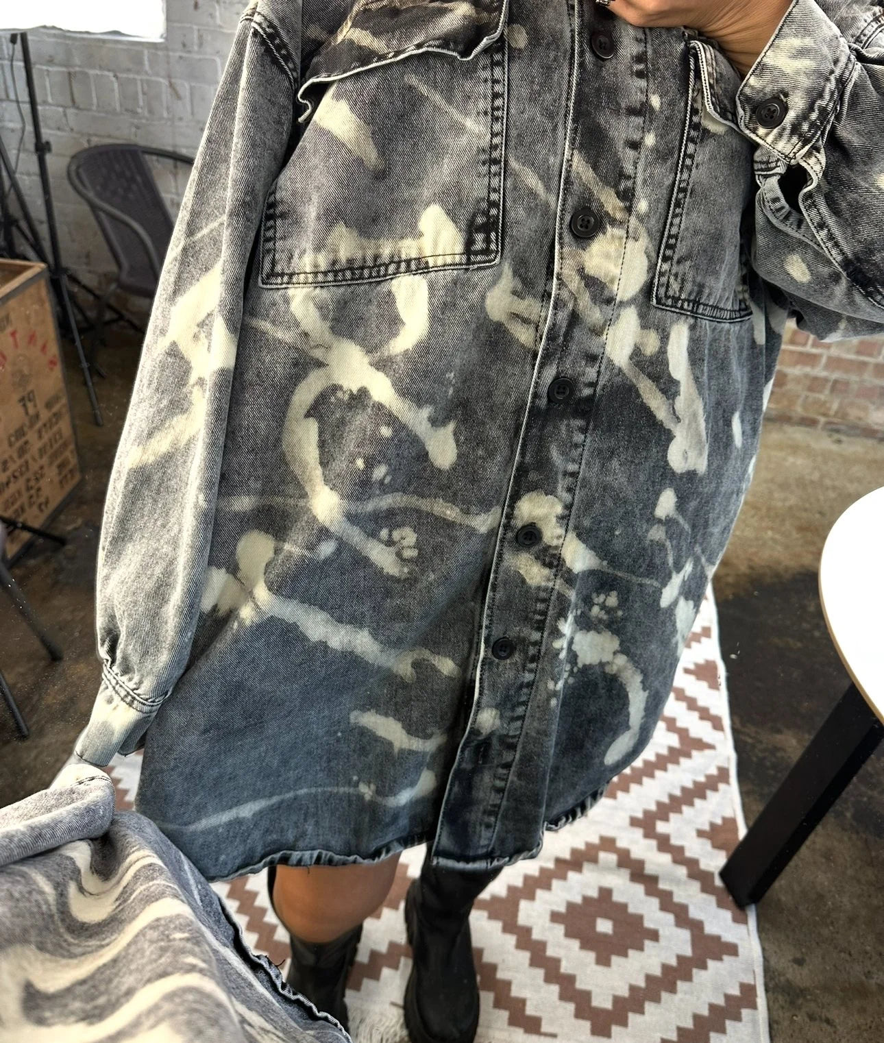 The Washed Shirt Dress