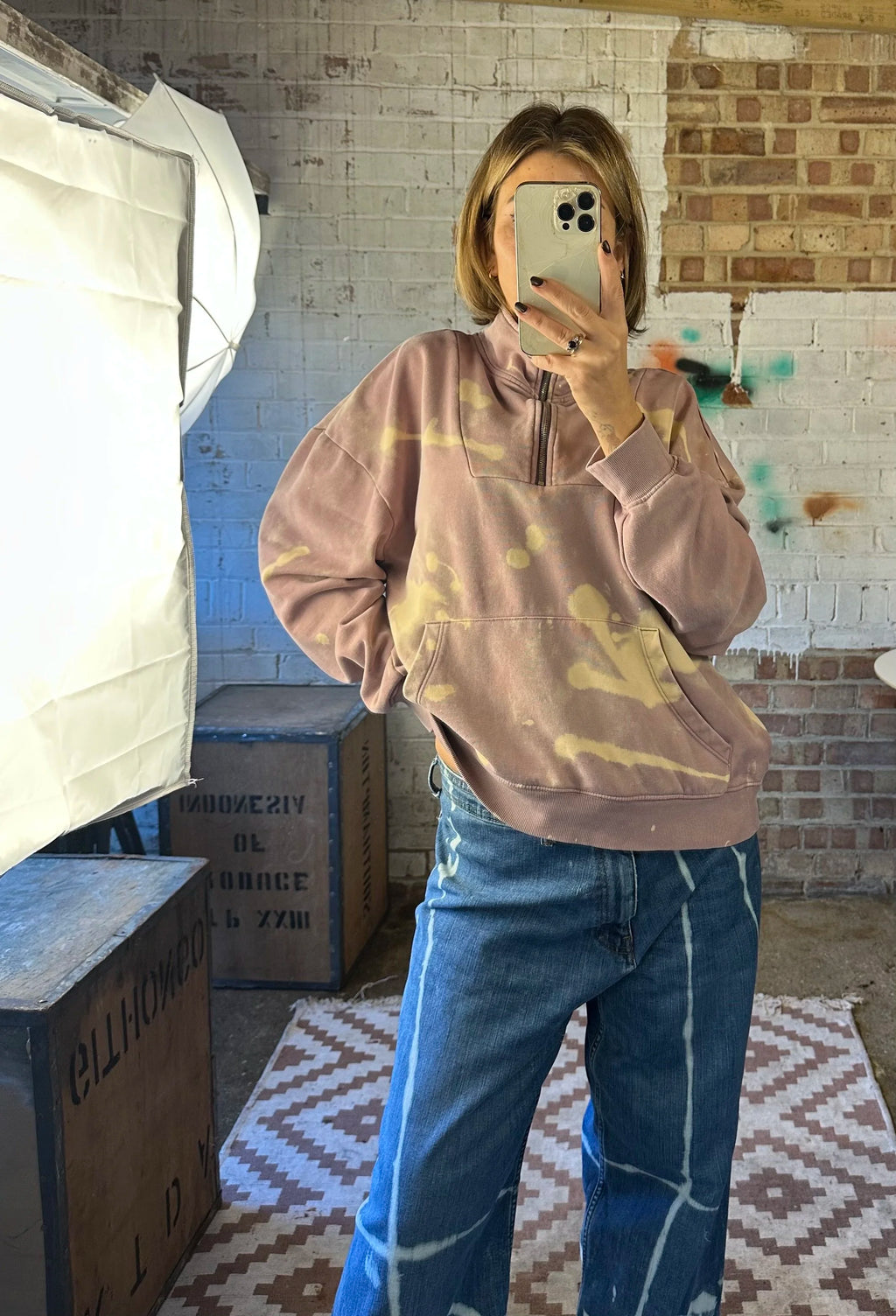 The Studio Quarter Zip