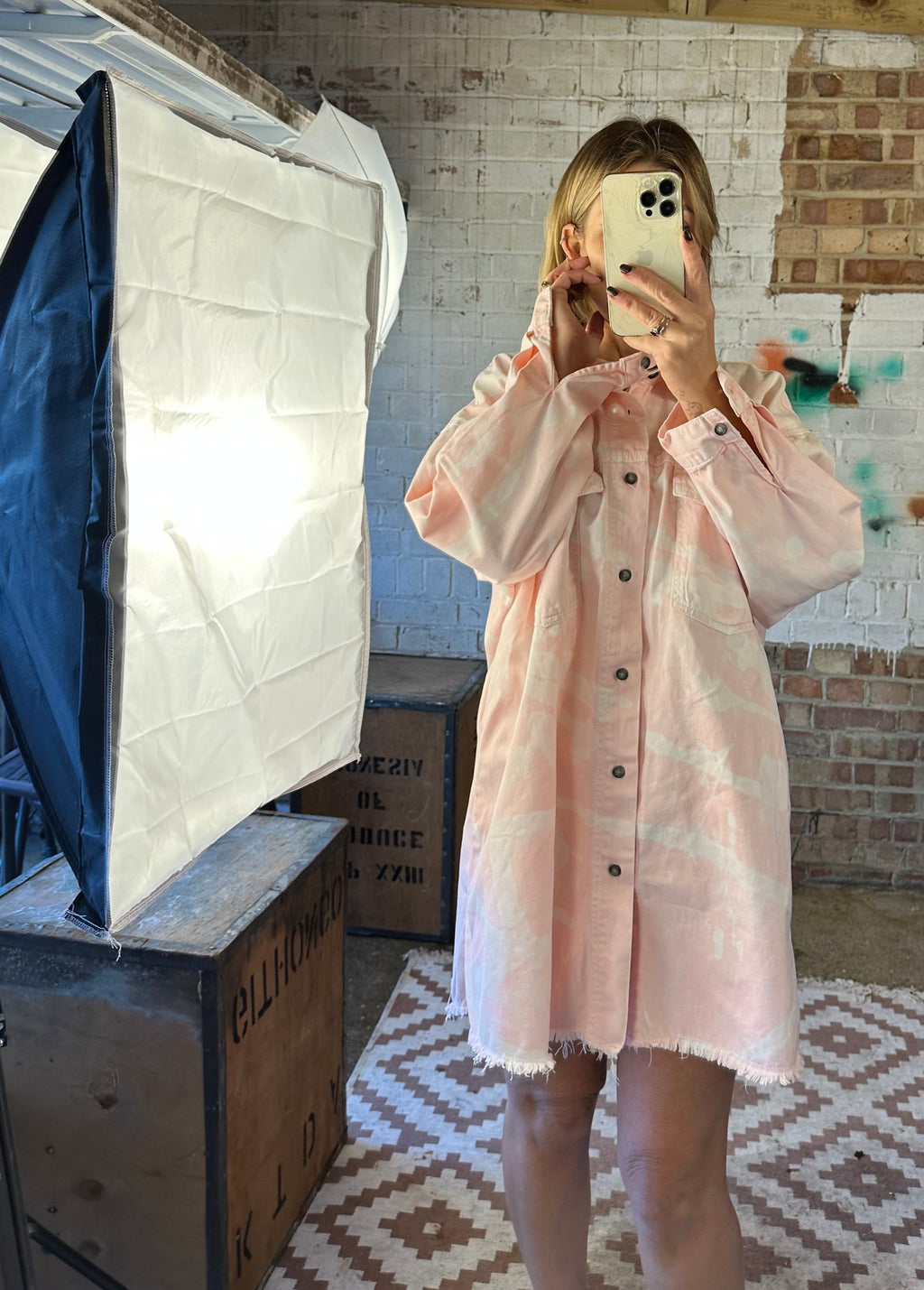 The Rose Shirt Dress